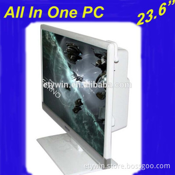 Pc computer Wall mount all in one pc built-in all in one pc case 23.6"LED backlight monitor desktop computer without CPU